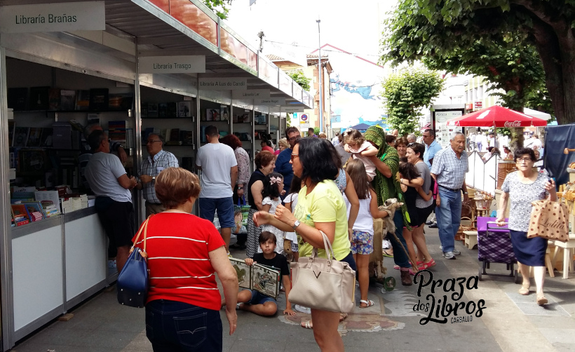 El Jardín Municipal durante la celebración de la Plaza de los Libros El Jardín Municipal durante la celebración de la Plaza de los Libros
