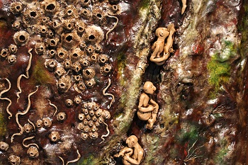 Un detalle da obra de Viki Rivadulla Un detalle da obra de Viki Rivadulla