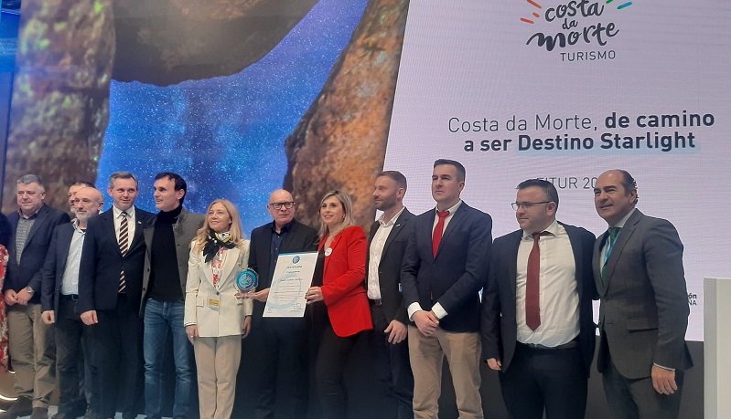Entrega da certificación de Destino Starlight Entrega da certificación de Destino Starlight