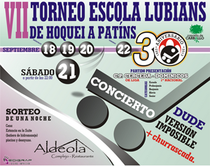 Cartel do torneo de hoquei Escola Lubiáns Cartel do torneo de hoquei Escola Lubiáns