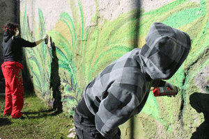 Comezaron a pintar o 26 de novembro Comezaron a pintar o 26 de novembro