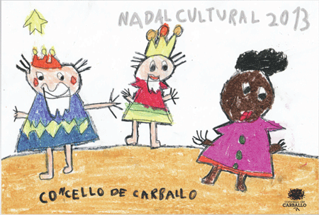 Debuxo escollido para a postal de Nadal do Concello Debuxo escollido para a postal de Nadal do Concello