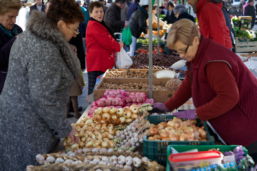 Mercado na praza do Concello Mercado na praza do Concello