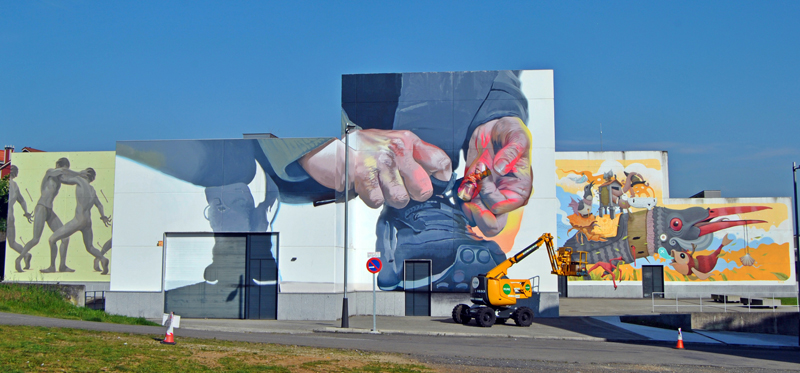 Mural de Case Maclaim no Rexenera Fest 2016 Mural de Case Maclaim no Rexenera Fest 2016